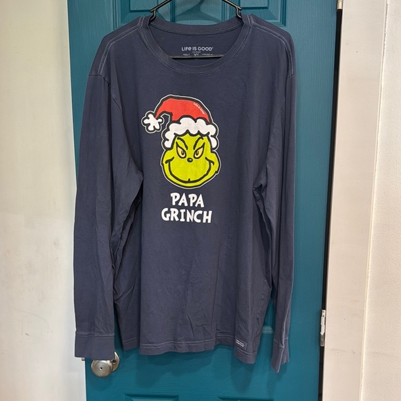 Life is Good Men’s Grinch Long Sleeve Shirt - XL - Picture 1 of 4